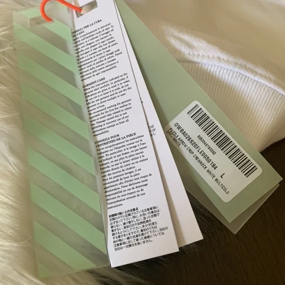 OFF-WHITE Multicolor Crewneck Sweatshirt Size L